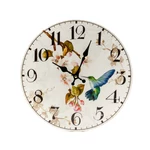 Kép 1/3 - MDF faliora kolibrivel es magnoliakkal, 33 cm