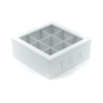 Kép 2/5 - Fehér 9 rekeszes teafilter tartó