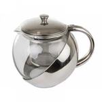Kép 1/4 - 1100 ml-es uveg es fem kismeretu teaskanna, inox