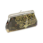 Kép 2/3 - Csatos műbőr pénztárca, Klimt: Életfa
