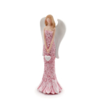 Kép 2/2 - Rózsaszín margaréta ruhás angyalka