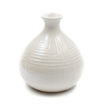 Kép 2/2 - Bézs gyöngyházfényű váza