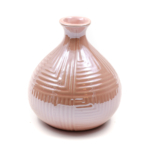 Kép 2/2 - Rózsaszín gyöngyházfényű váza