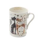 Kép 4/6 - Szerelmes cicák porcelán szett (Queen Isabell)
