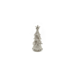 Kép 2/2 - Kicsi álló fehér csillogó karácsonyfa