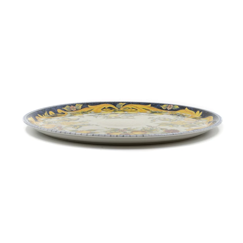 Mediterrán pizzás tányér, 33 cm