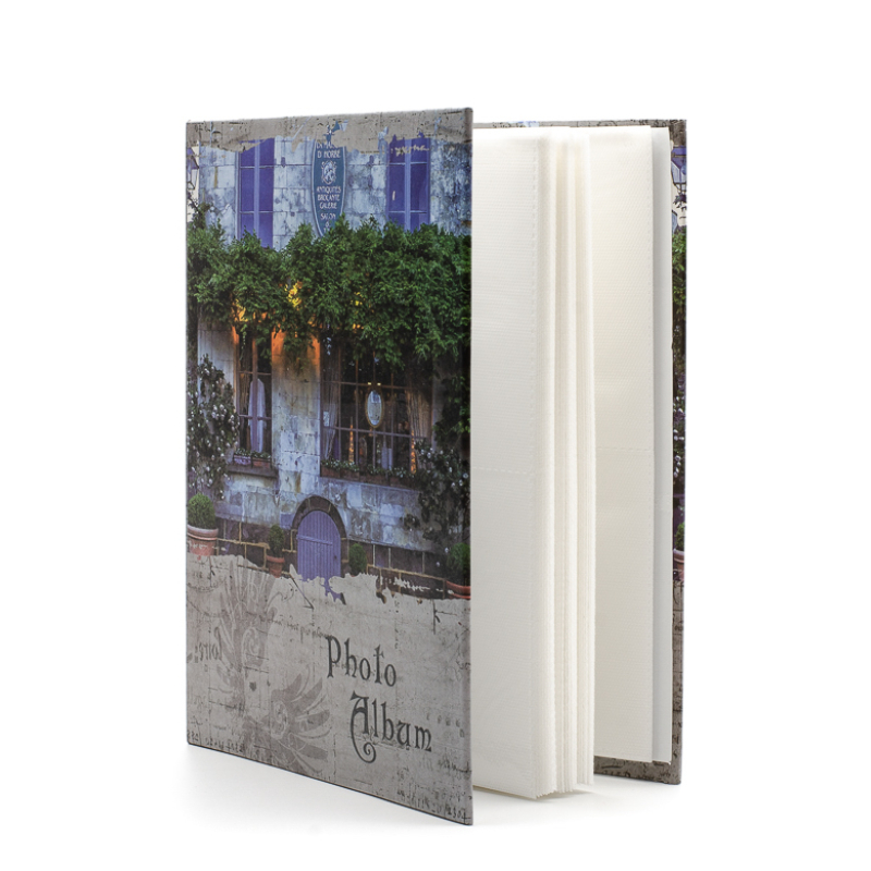 Könyvkötésű provence-i fotóalbum
