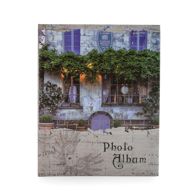 Könyvkötésű provence-i fotóalbum
