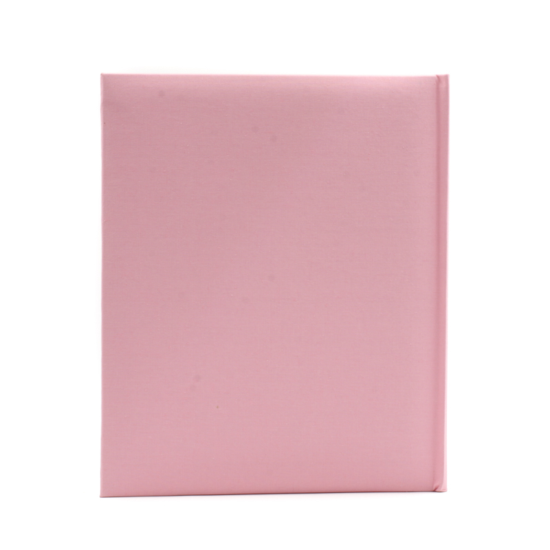 Rózsaszín fehér szíves fotóalbum