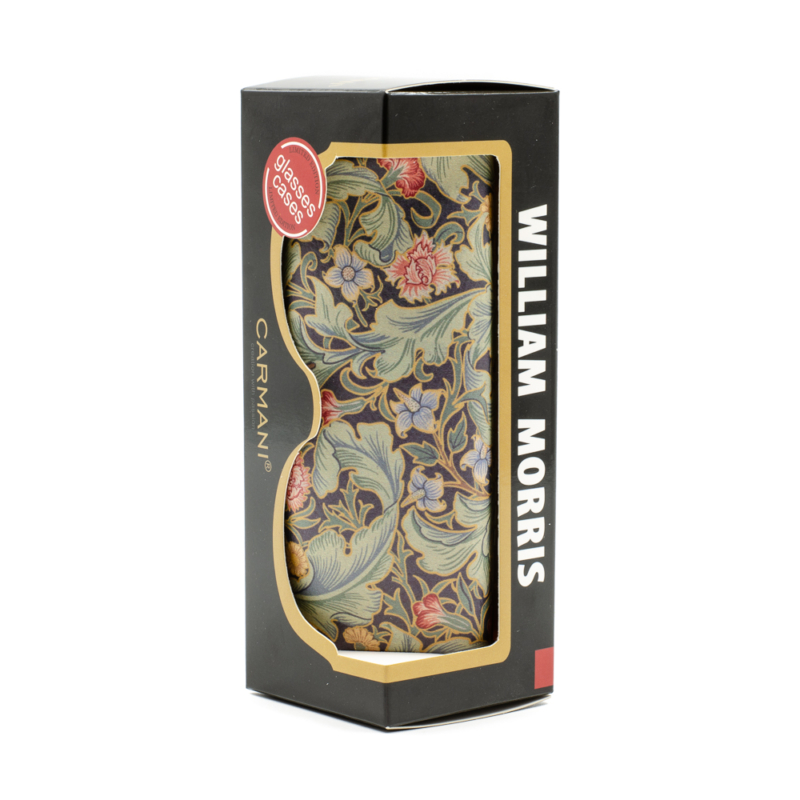 William Morris virágmintázatú szemüvegtok