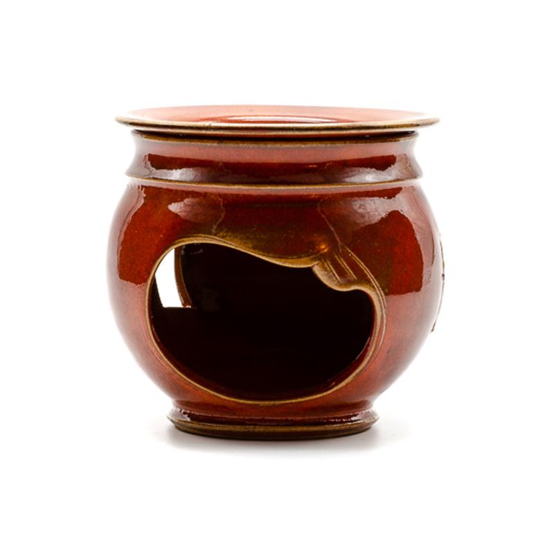 Gömbölyű bordó aromalámpa