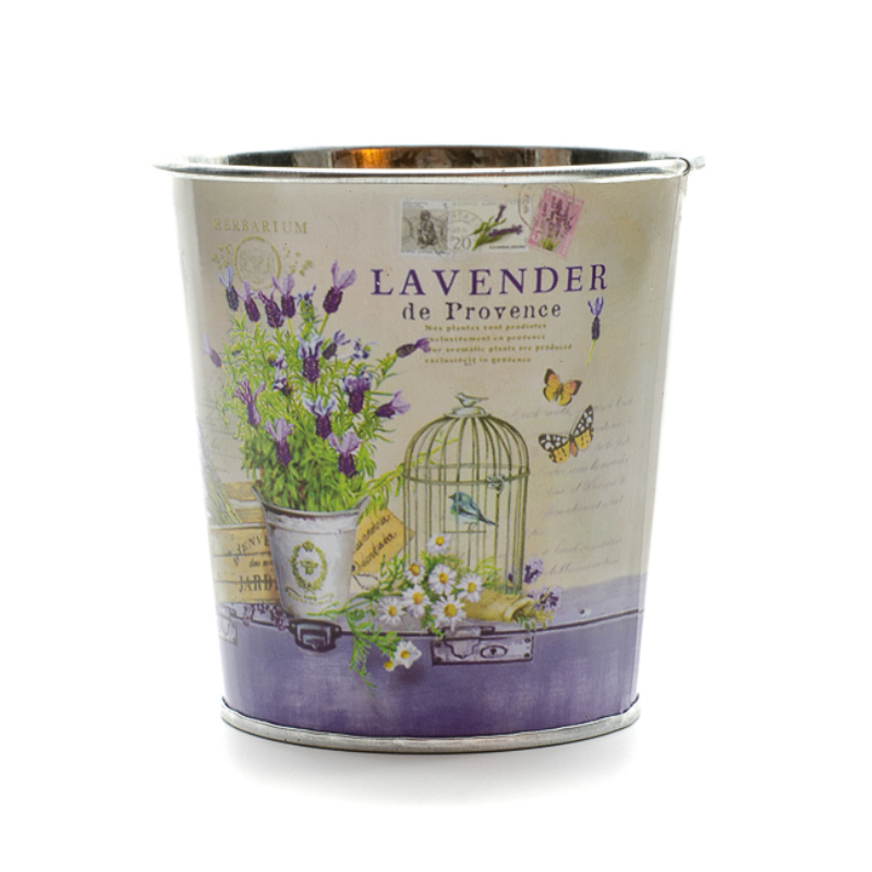 "Lavender" mini kaspók tálcán